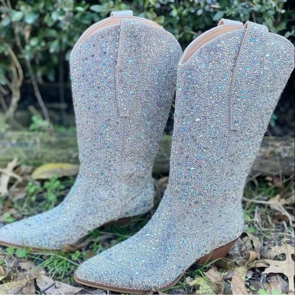 Rhinestone Cowboy Boots Nashville Bash Mid Calf - Picture 3 of 9